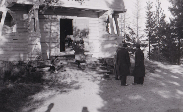 October 9, 1941. President Ryti and Commander-in-Chief Mannerheim in Sortavala