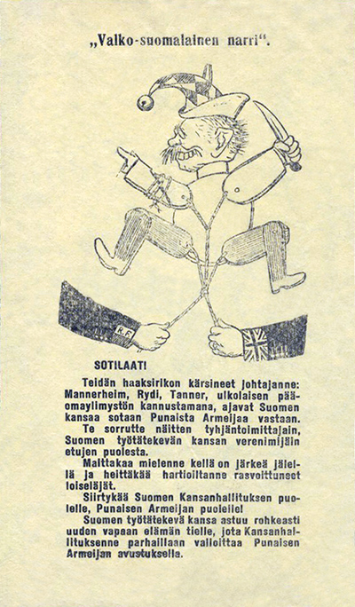 Soviet propaganda leaflet