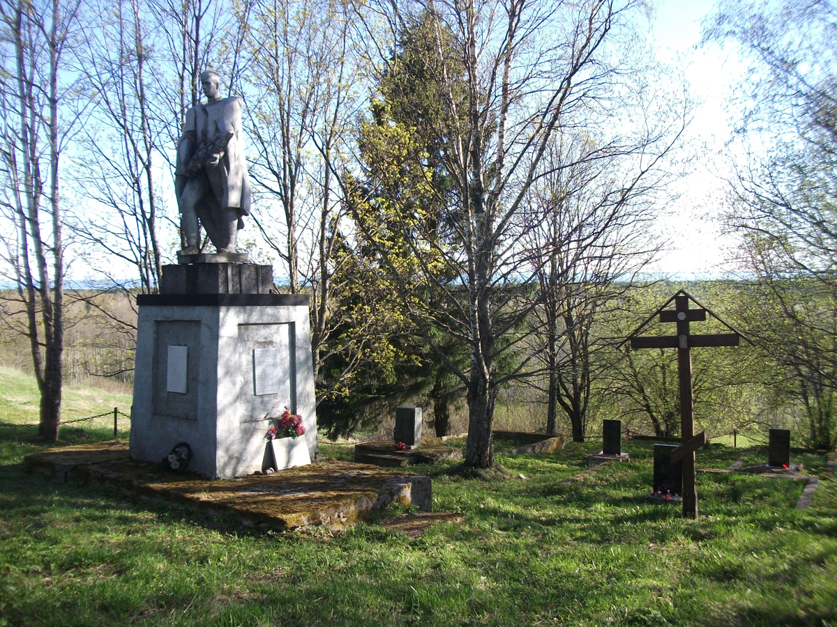 Late 2000's. Military memorial cemetery in Pogrankondushi