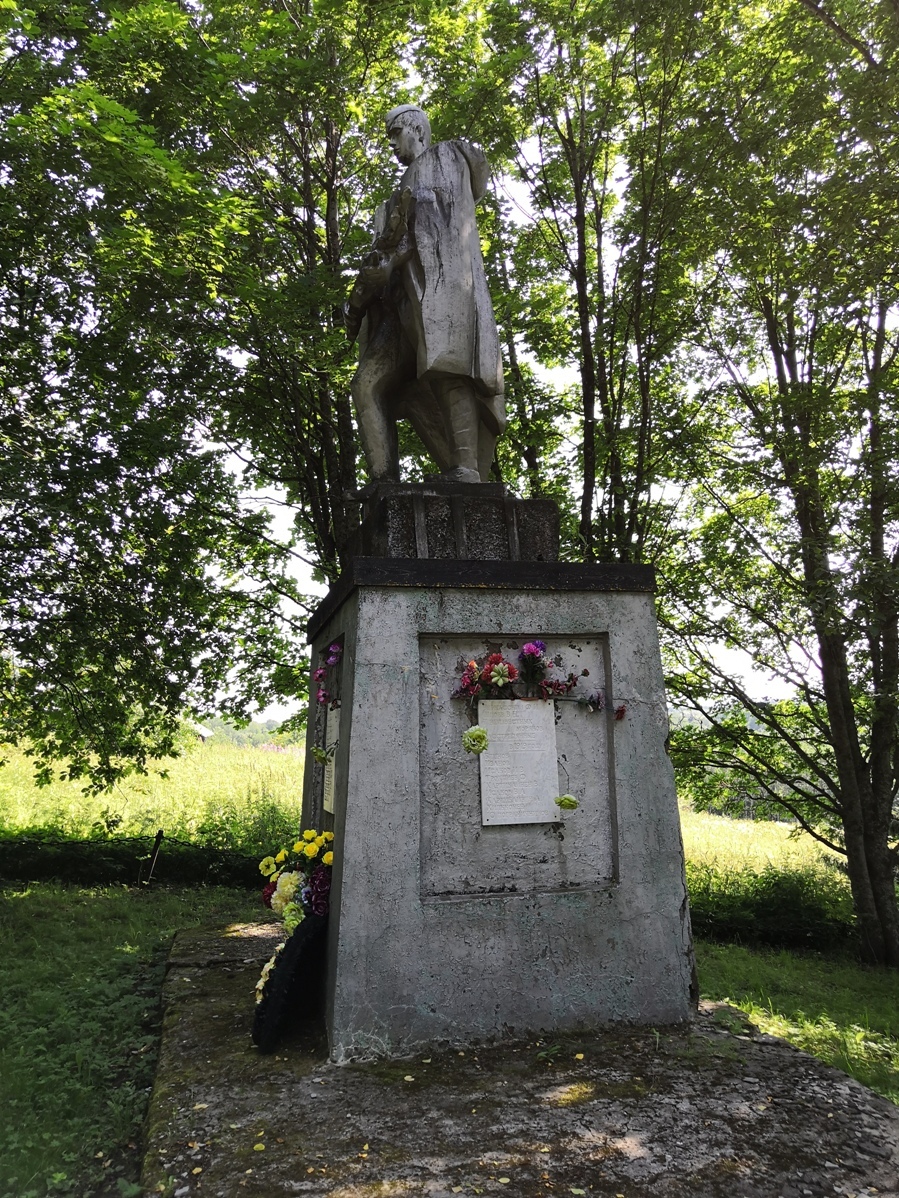 July 2019. Military memorial cemetery in Pogrankondushi
