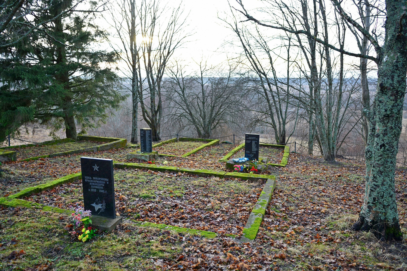 January 20, 2020. Military memorial cemetery in Pogrankondushi