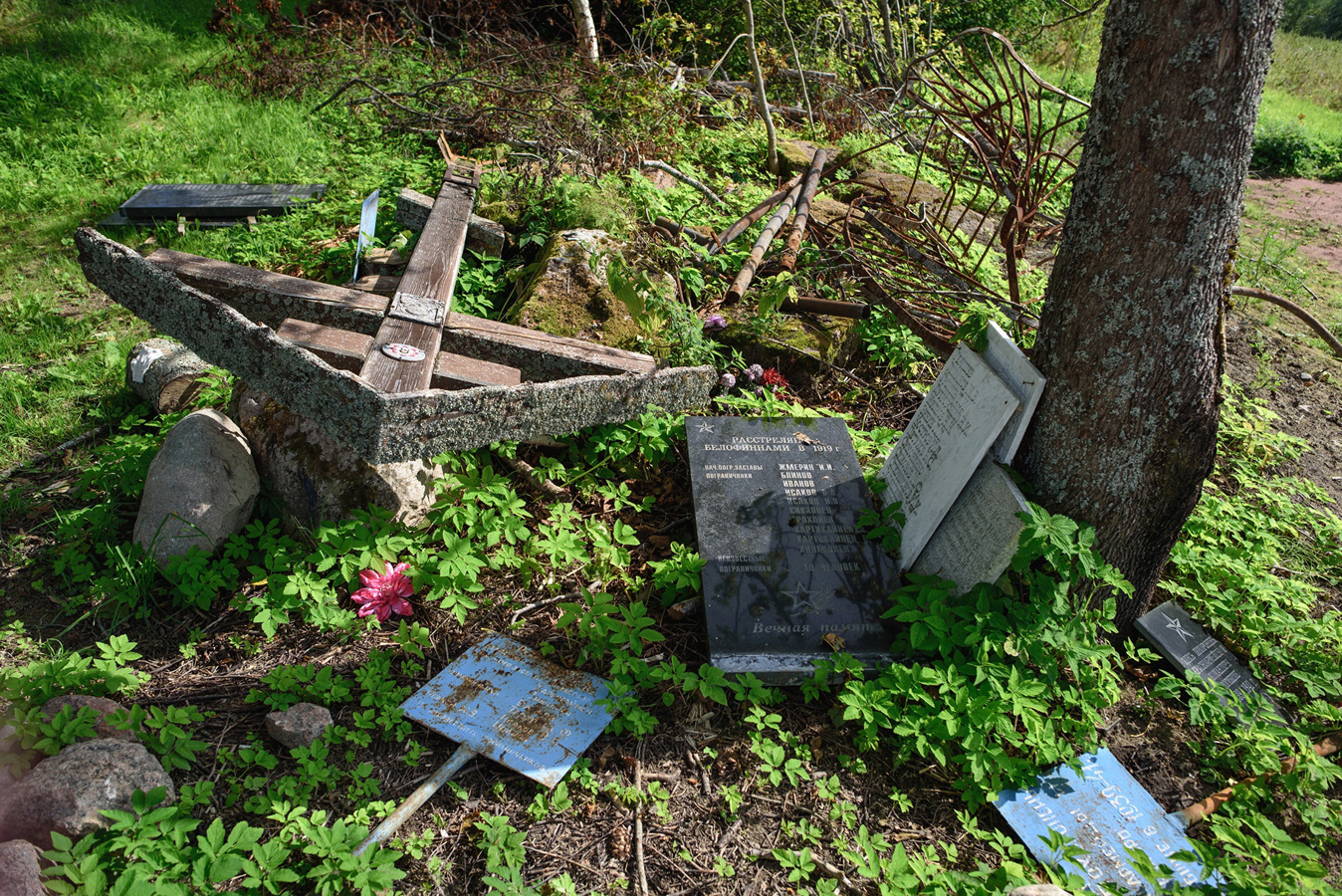 August 28, 2021. Military memorial cemetery in Pogrankondushi