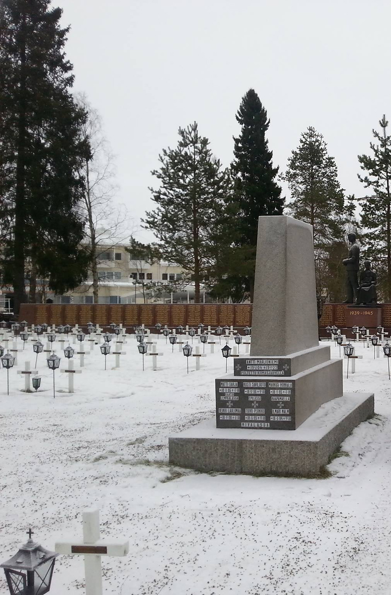 3 февраля 2017 года. Монумент финской освободительной войне
