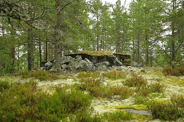 Early 2000's. Positions of Finnish coastal artillery in Churnavolok Cape