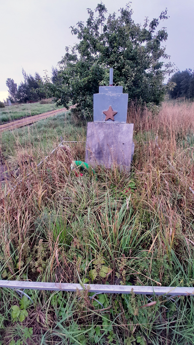 August 2, 2019. Grave of the Chairman of the Executive Committee of the Obzha Volost Soviet Vasily Efimov
