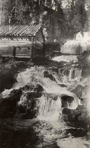 1930's. Mäntykoski Rapids