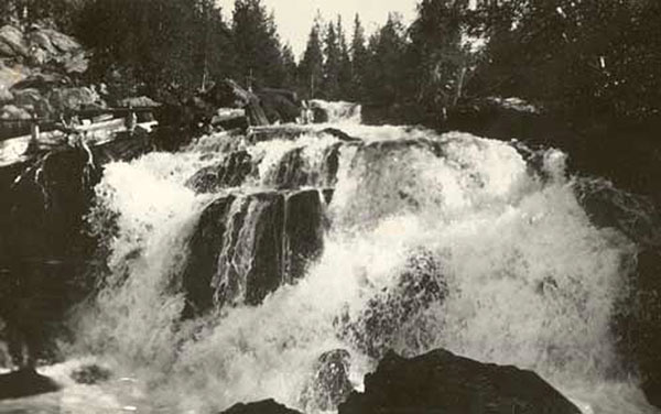 1930's. Selkäkoski Rapids