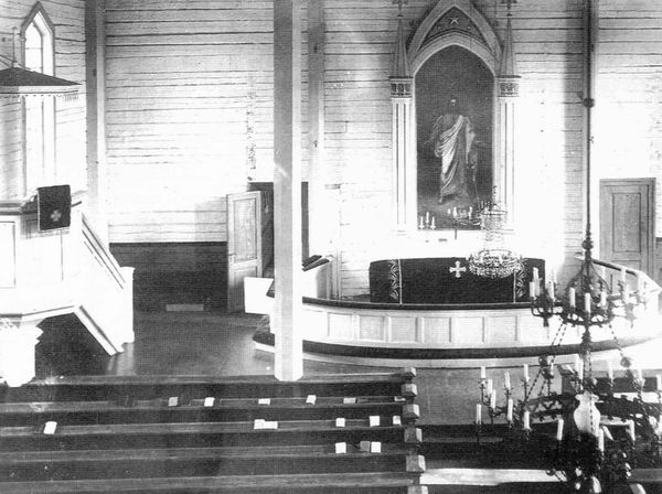 1930-е годы. Пялкъярви. Лютеранская церковь