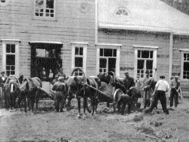 1935. Pälkjärvi. Suojeluskunnan talo