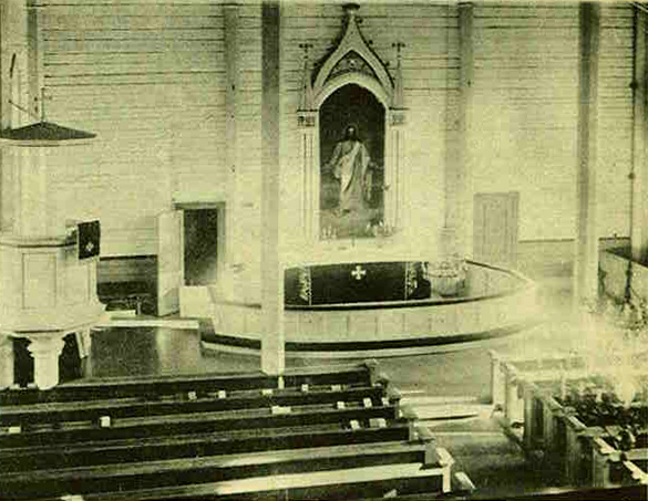 1930's. Pälkjärvi. Lutheran church