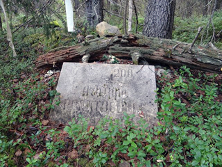 August 22, 2017. The rune singer Arhippa Perttunen grave