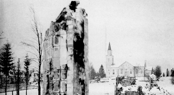 1941 год. Импилахти. Лютеранская церковь