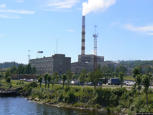 July 23, 2007. Pitkäranta. Cellulose plant