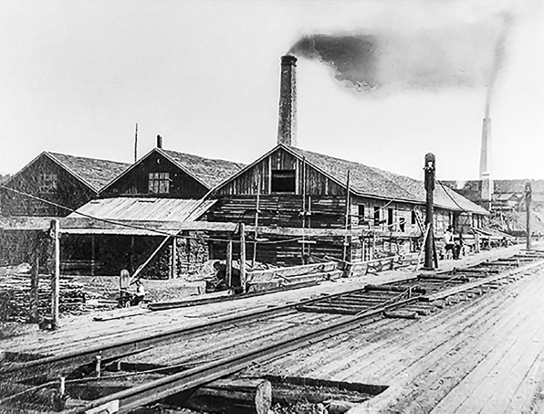1920-luvun. Pitkäranta. Kuparitehdas