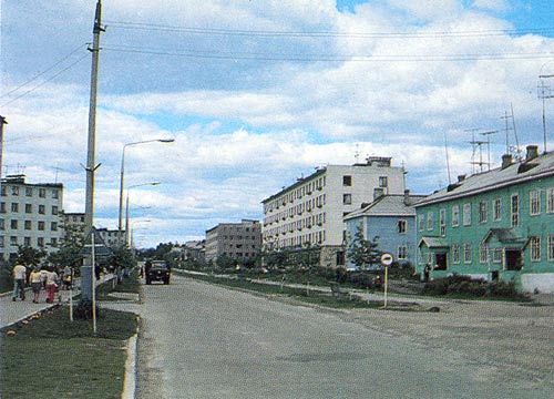 1978 год. Питкяранта. Улица Ленина