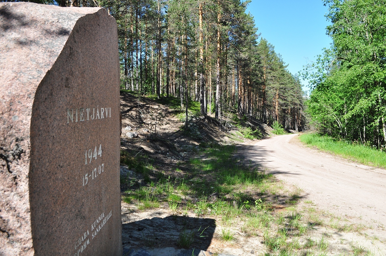 2019. The monument to the battle on Nietjärvi Lake