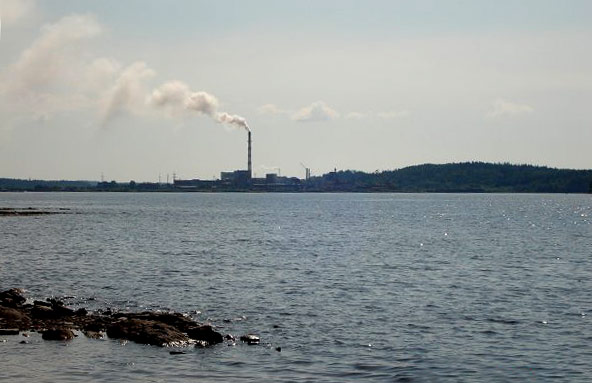 August 5, 2006. Pitkäranta. Cellulose plant