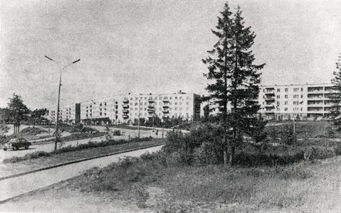 1980's. Pitkäranta. Gogol street
