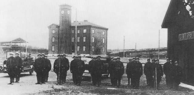 1930-luvun. Pitkäranta. Paloasema