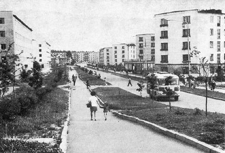1970's. Pitkäranta. Lenin street