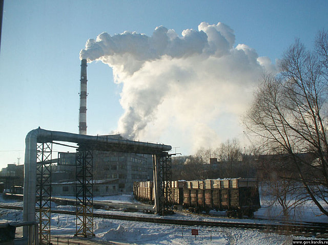 2009 год. Питкяранта. Целлюлозный завод