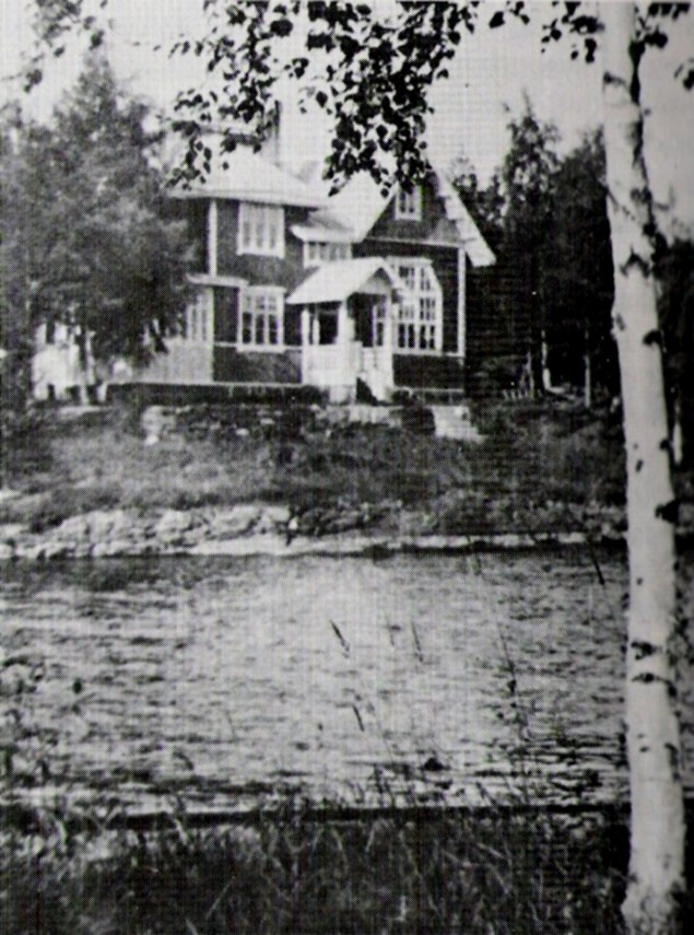 1930's. Lammassaari Island. Painter Grigor Auer's house