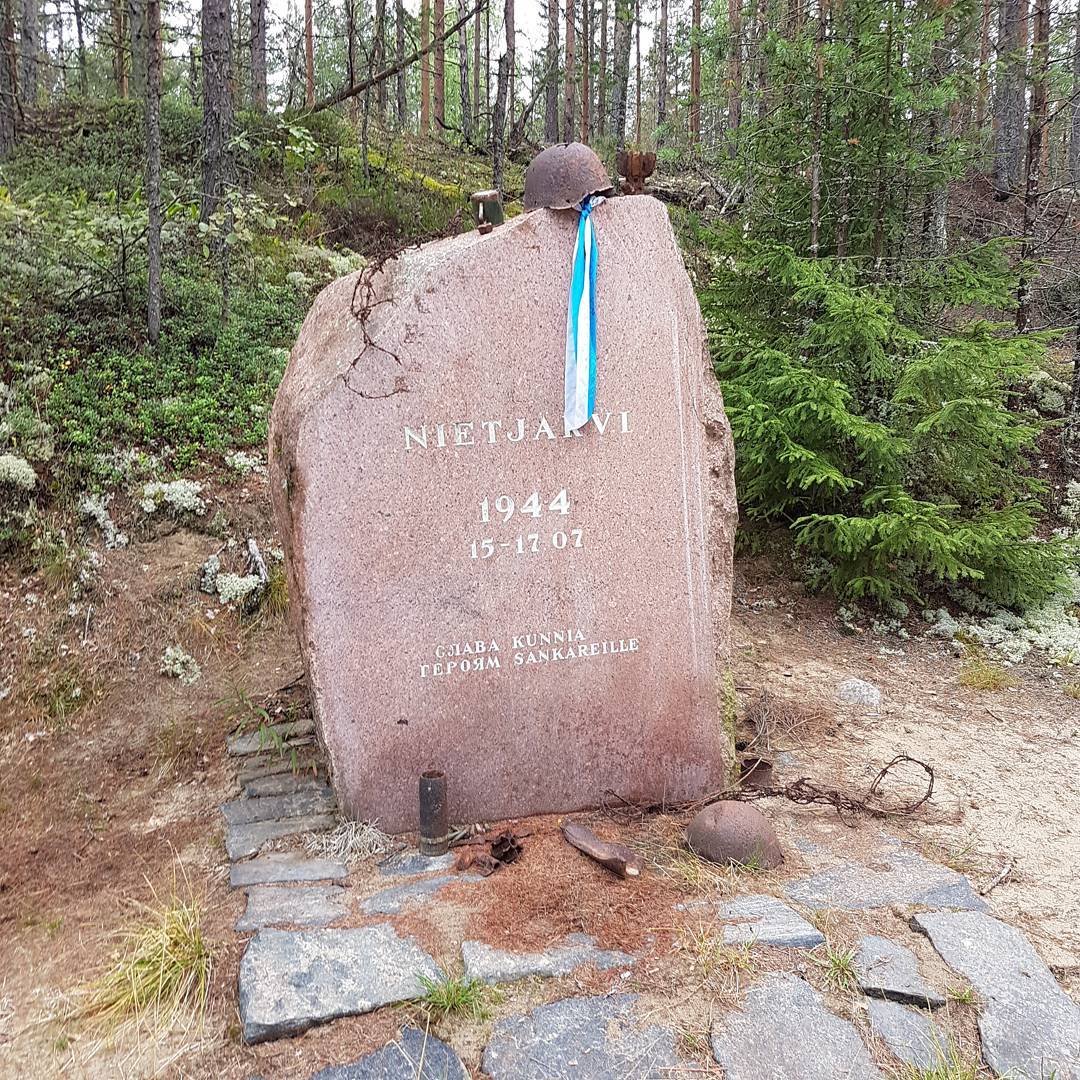 2017. The monument to the battle on Nietjärvi Lake