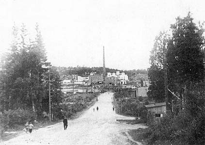 1930's. Pitkäranta. Cellulose plant