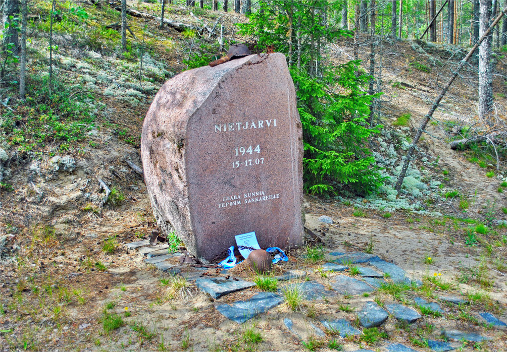 4. heinäkuuta 2018. Nietjärven taistelun monumentti