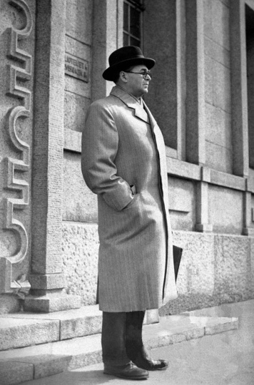 April 29, 1948. Minister of the interior of Finland Yrjö Leino