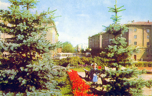 1974. Petrozavodsk. Gagarin Square