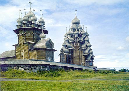 1980-luvun. Kizhi. 1700-1900 -luvun arkkitehtoninen muistomerkki