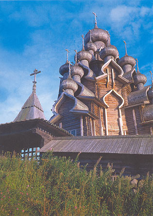 1990-е годы. Преображенская церковь. 1714