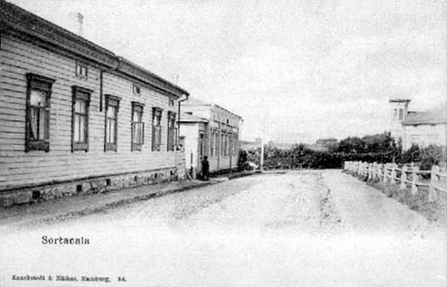 1920's. Sortavala. Karelian street