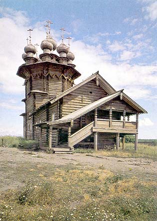 1985 год. Кижи. Покровская церковь, 1764
