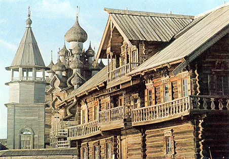 1980-luvun. Kizhi. Oshevnevin talo. 1876