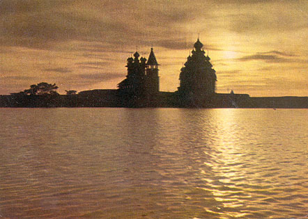 1971 год. Кижи. Памятники архитектуры XVIII