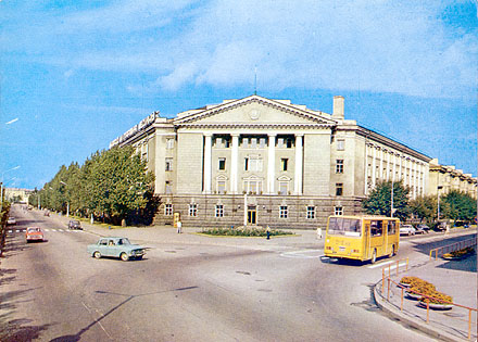 1978 год. Петрозаводск. Здание городского Совета народных депутатов