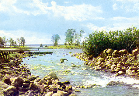 1965. Uksjärven ympäristöä