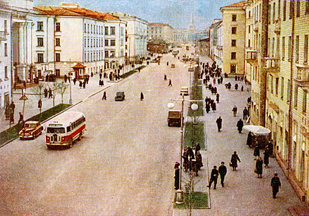 1959. Petrozavodsk. Lenin Avenue