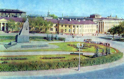 1974 год. Петрозаводск. Площадь В.И.Ленина