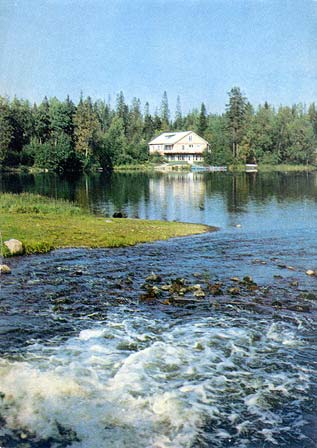1973. Karelian ASSR. The Lososinoye Lake