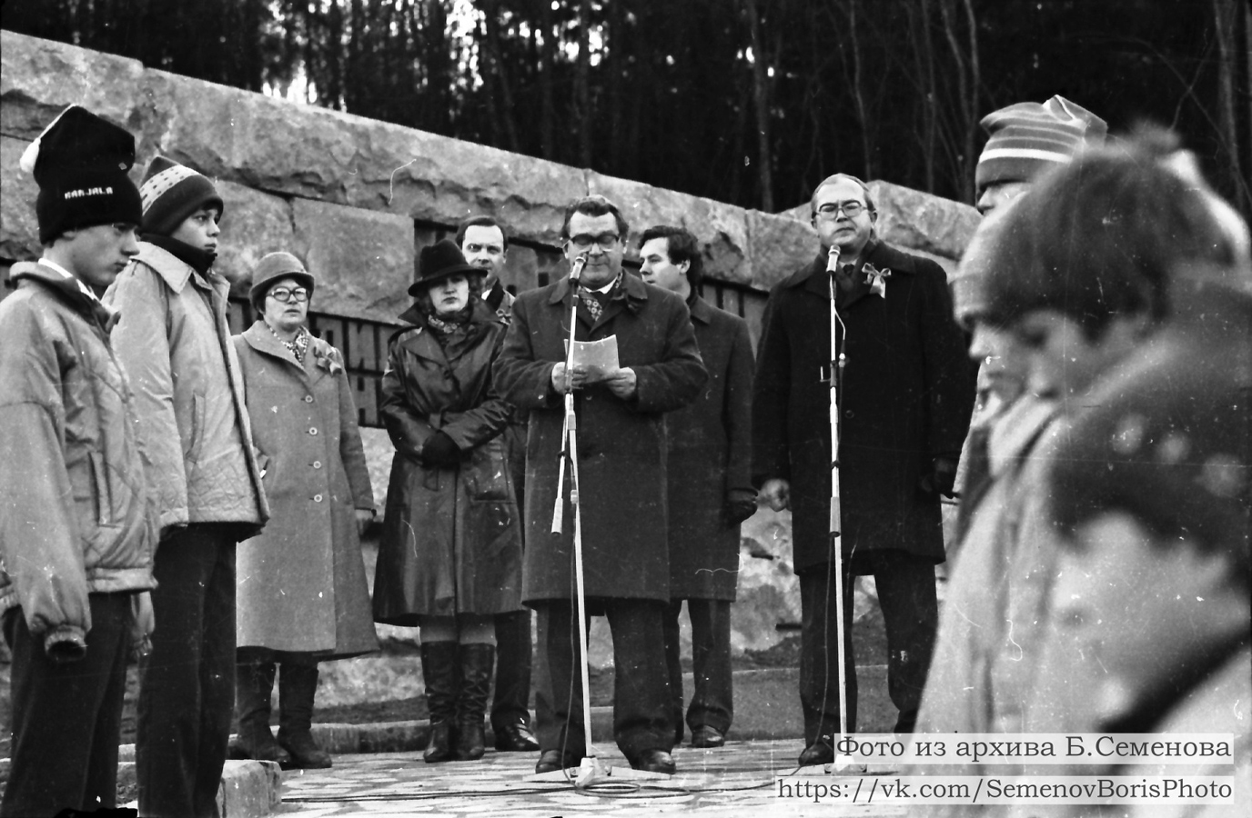 November 6, 1987. Opening of the memorial