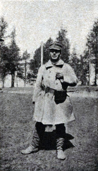 1919. Aunuksen Vapaaehtoisen Armeijan suomalainen vapaaehtoinen