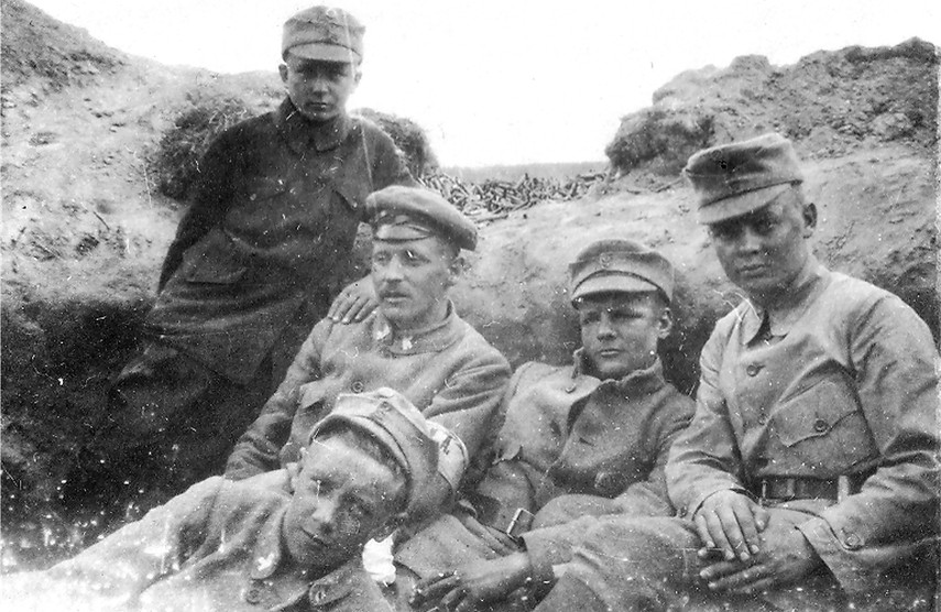 1919. Aunuksen Vapaaehtoisen Armeijan suomalaisia vapaaehtoisia