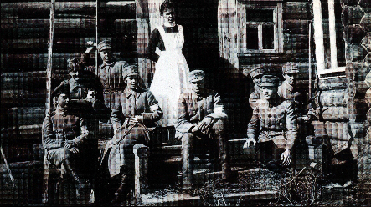 1919 год. Доктор Вилфрид Бродерус со своим медицинским персоналом