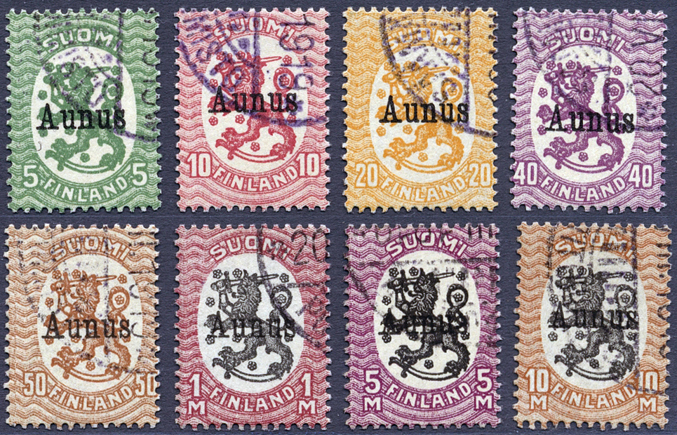 1919. Aunuksen postimerkit