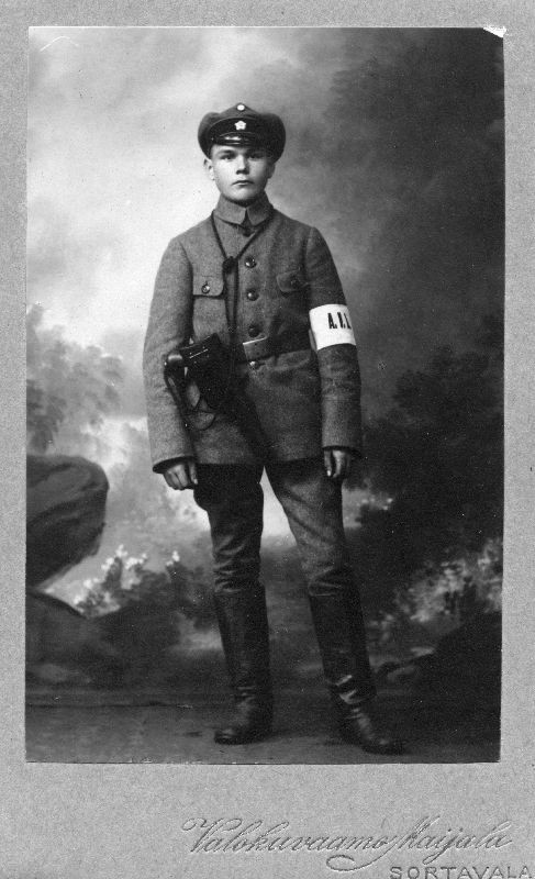1919. Finnish volunteer of the Olonets Volunteer Army