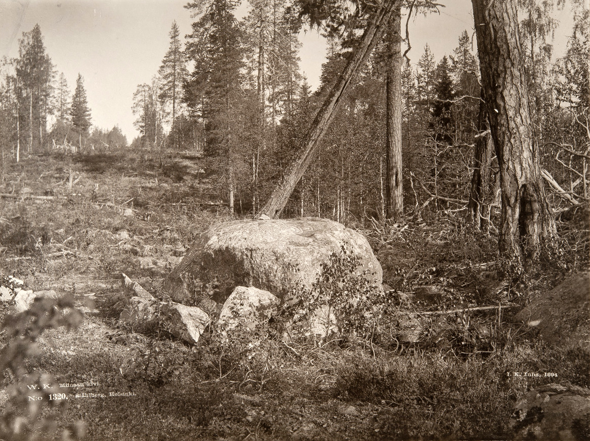 1894. Miinoa's stone in Kuhmoniemi