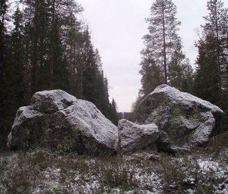 Rajakangas boundary stone. © Jouko Kinnunen